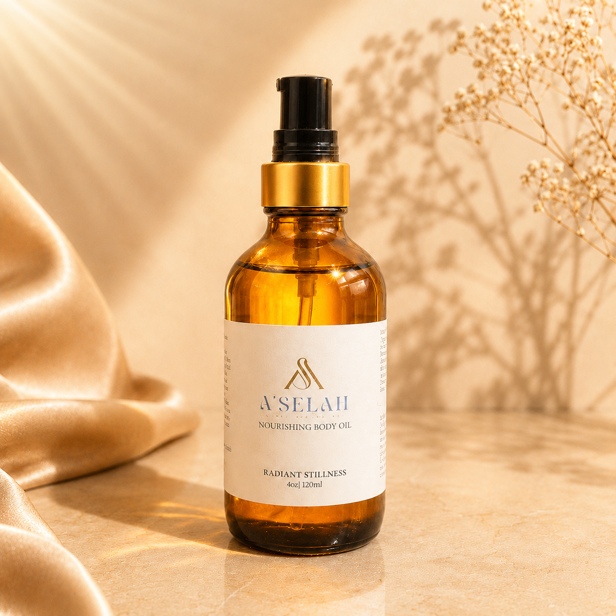 A'Selah Body Oil - Radiant Stillness (4 oz) - Our Signature Product