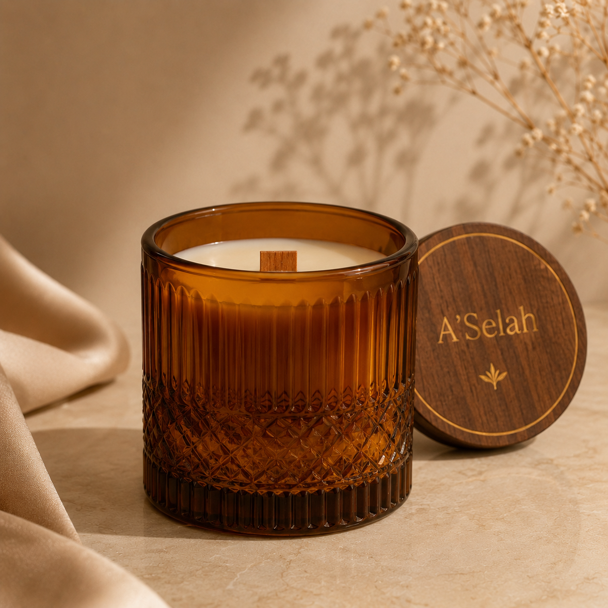 Amber Glow Candle